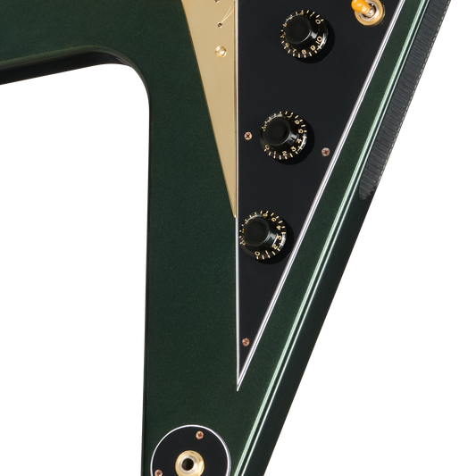 Gibson Custom 1958 Mahogany Flying V Reissue, VOS, British Racing Green Electric Guitar Gibson Custom