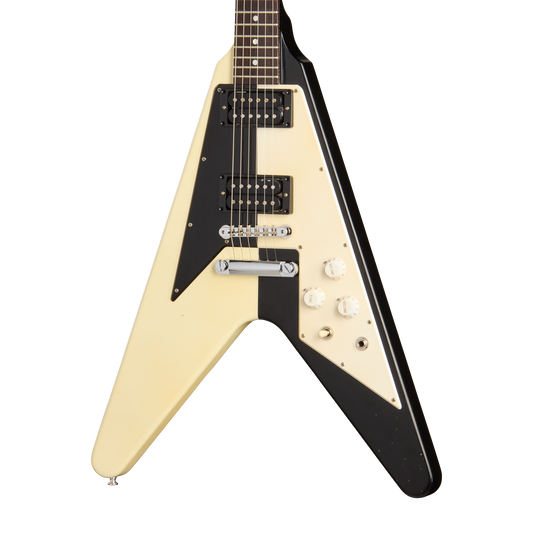 Gibson Custom Michael Schenker 1971 Flying V Collector’s Edition, Black/White Electric Guitar Gibson