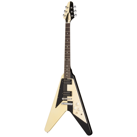 Gibson Custom Michael Schenker 1971 Flying V Collector’s Edition, Black/White Electric Guitar Gibson