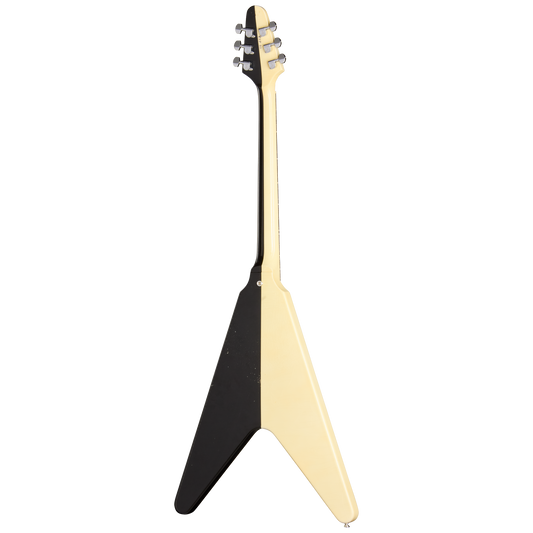 Gibson Custom Michael Schenker 1971 Flying V Collector’s Edition, Black/White Electric Guitar Gibson