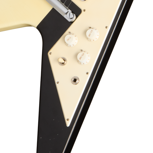 Gibson Custom Michael Schenker 1971 Flying V Collector’s Edition, Black/White Electric Guitar Gibson