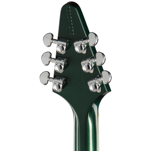 Gibson Flying V 70s, British Racing Green, Exclusive Electric Guitar Gibson