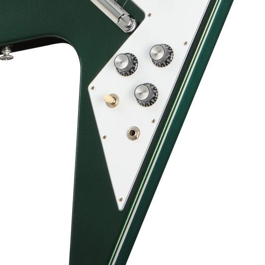 Gibson Flying V 70s, British Racing Green, Exclusive Electric Guitar Gibson