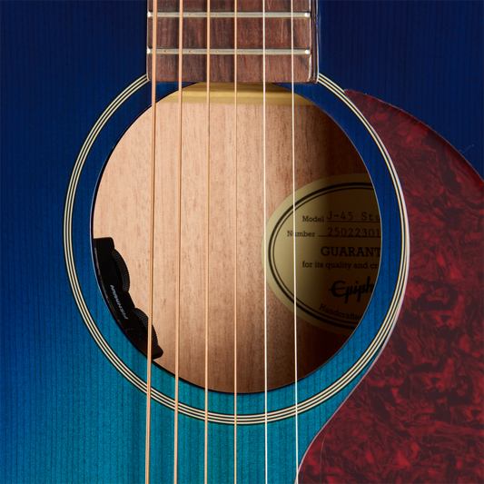 Epiphone J-45 Studio, Blueberry Burst, Exclusive Acoustic Guitar Epiphone
