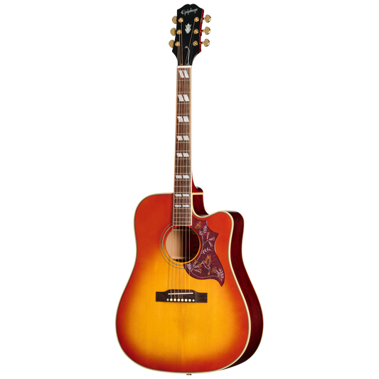 Epiphone Hummingbird Standard EC, Cherry Sunburst Acoustic Guitar Epiphone
