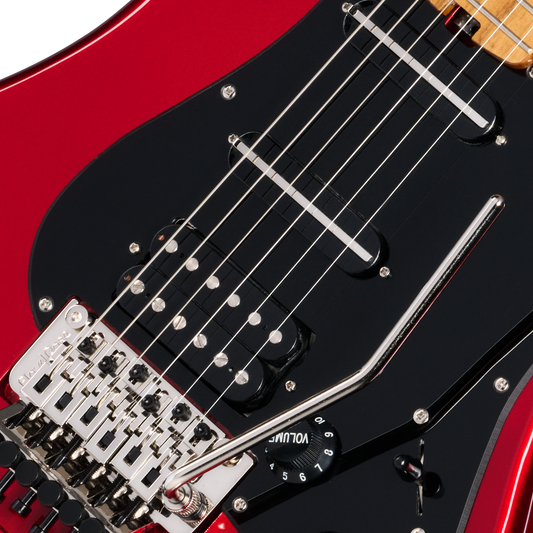 Kramer Pacer Deluxe, Ruby Red Metallic Electric Guitar Kramer