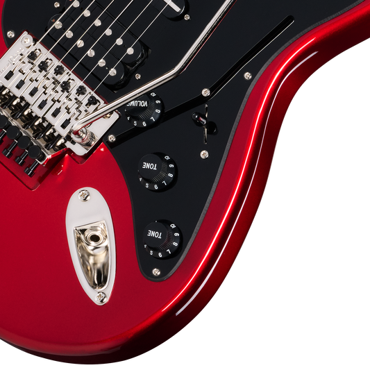 Kramer Pacer Deluxe, Ruby Red Metallic Electric Guitar Kramer