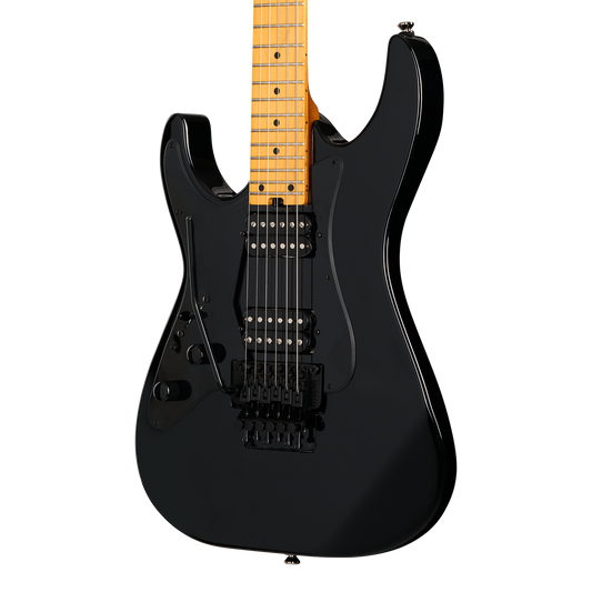 Kramer Volante HHFR, Intruder Black, Left Handed Electric Guitar Kramer