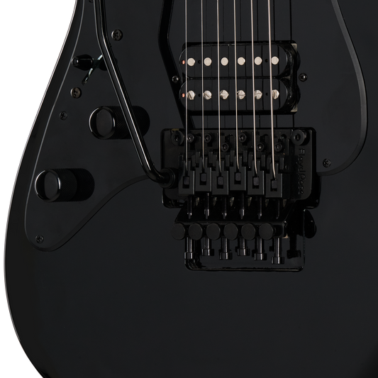 Kramer Volante HHFR, Intruder Black, Left Handed Electric Guitar Kramer