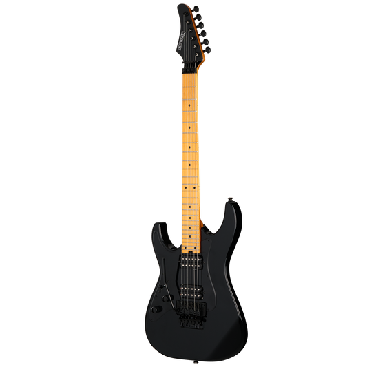 Kramer Volante HHFR, Intruder Black, Left Handed Electric Guitar Kramer