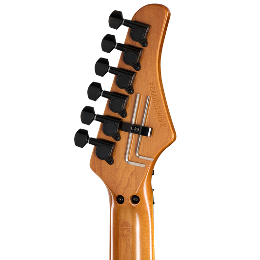 Kramer Volante HHFR, Intruder Black, Left Handed Electric Guitar Kramer